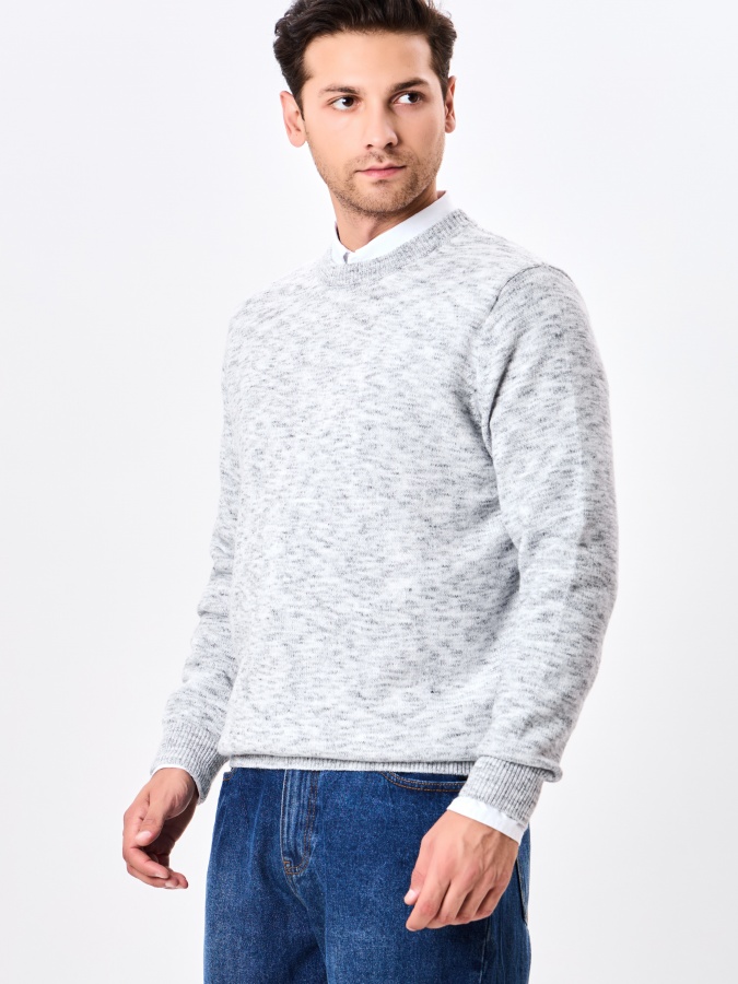 Джемпер длинный рукав Grey S AW24CL2-29-21110