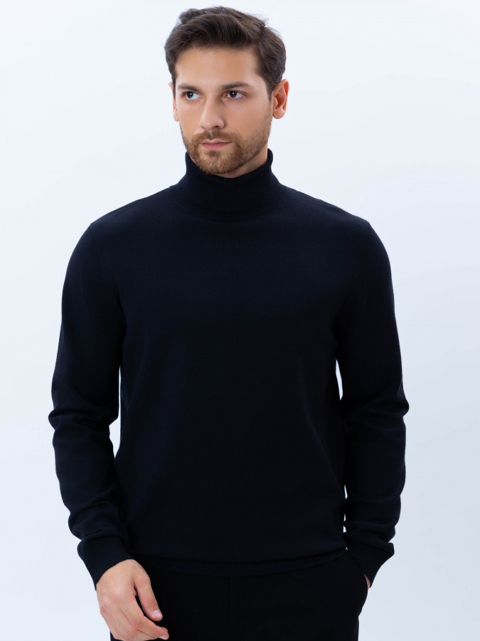 Джемпер длинный рукав Black M AW24CR2-29-20339