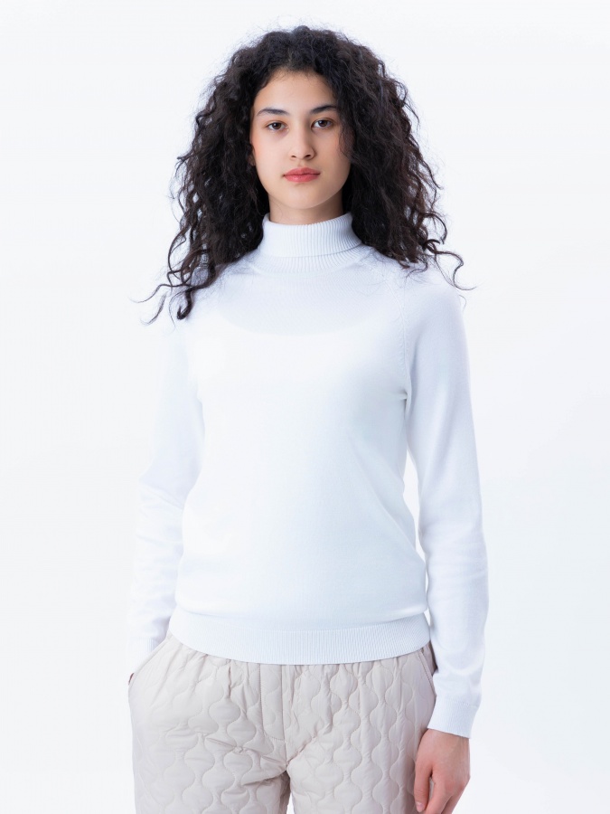 Женский джемпер White XS AW24WKN-92046