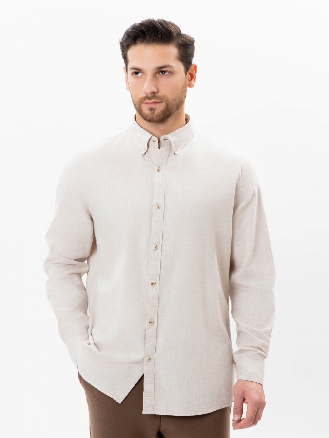 Рубашка длинный рукав Whisper White XXL AW24CR2-19-21002