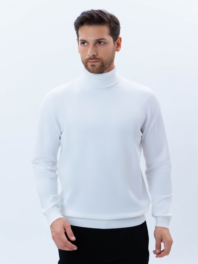 Джемпер длинный рукав White S AW24CR2-29-20339