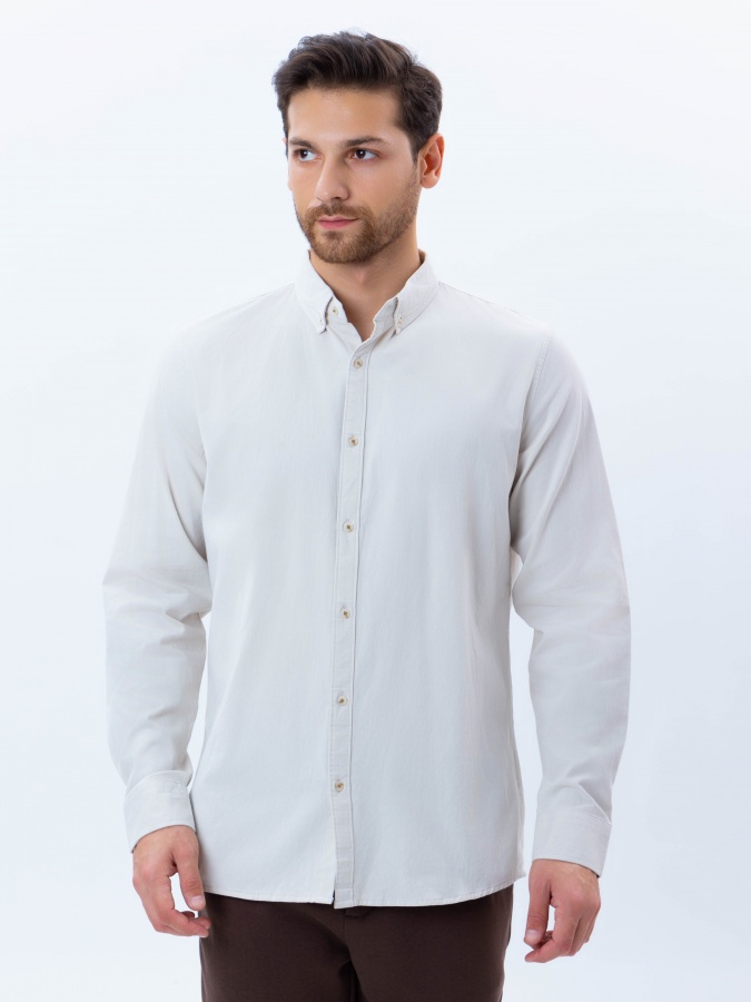 Ko'ylak uzun qisma Whisper White L  AW24CR2-19-21022