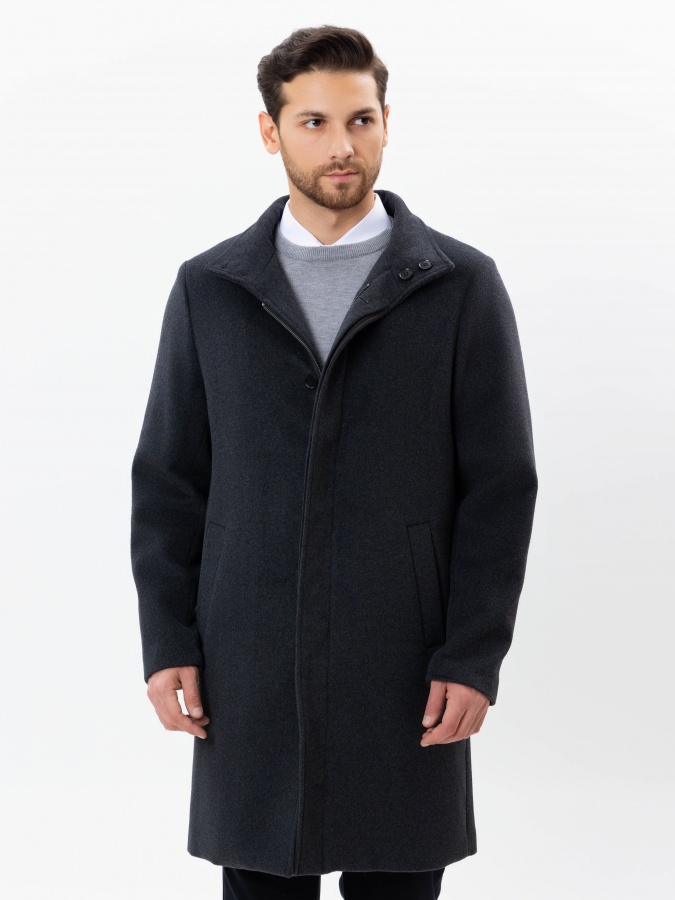 Palto uzun uzunligi Dark Grey 54  AW24CR1-35-21194