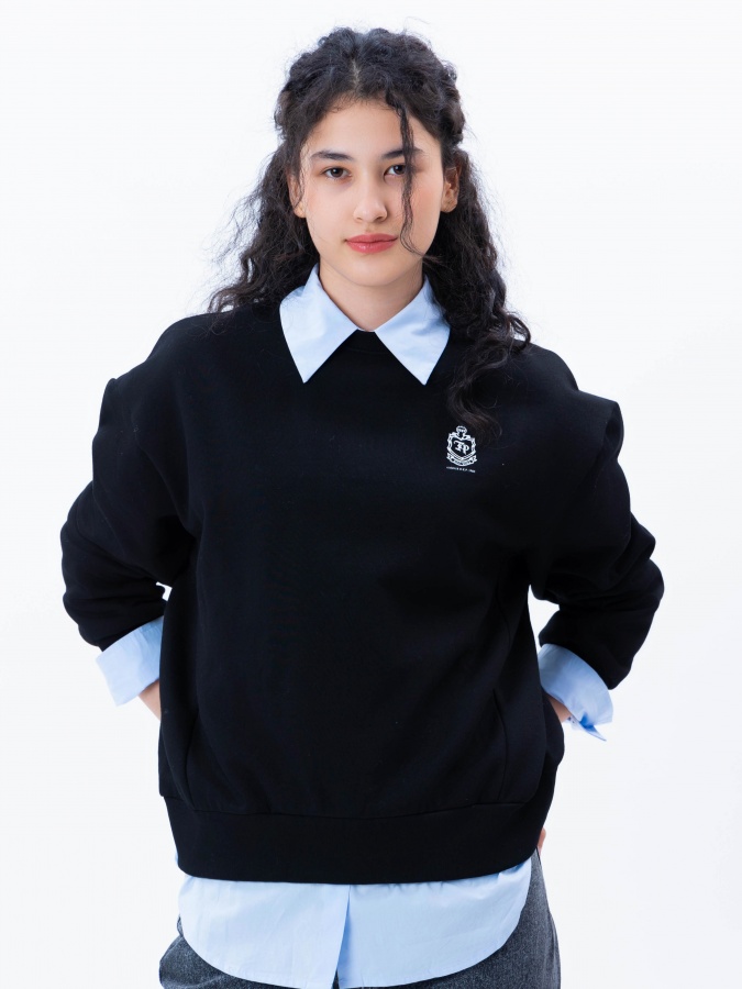 Qora S ayollar kozok  AW24WES-21225