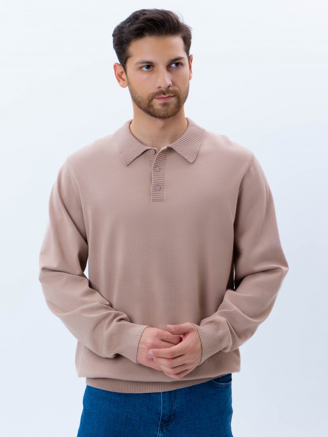 Jumper uzun qisma Beige L  AW24CR2-29-21137