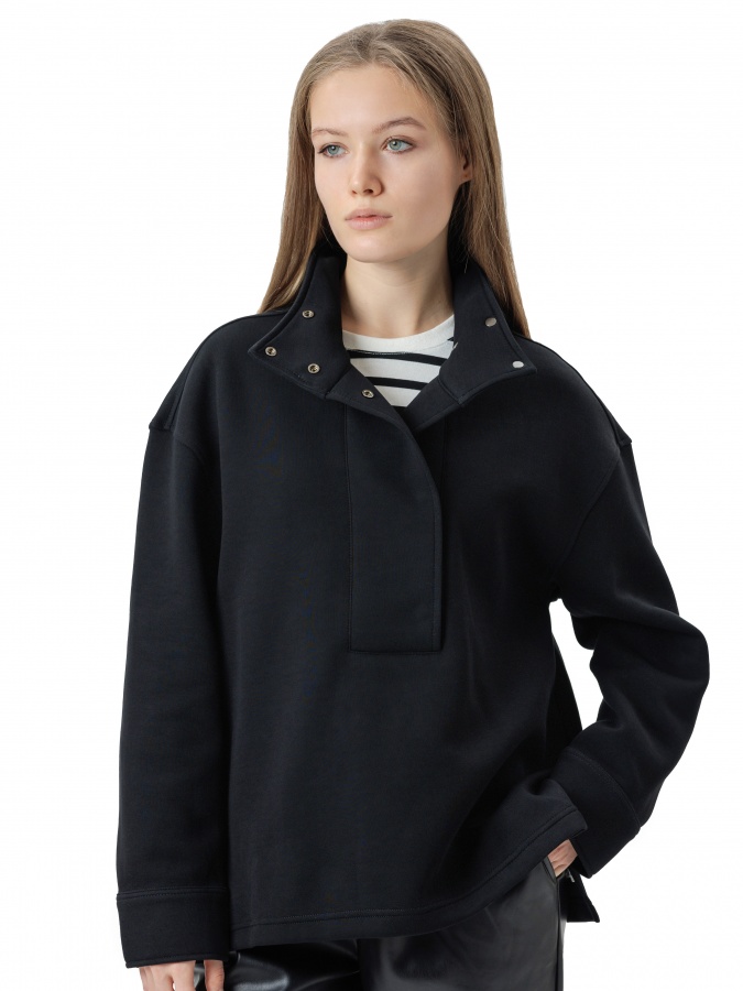 Qora S ayollar kozok  AW24WES-21151