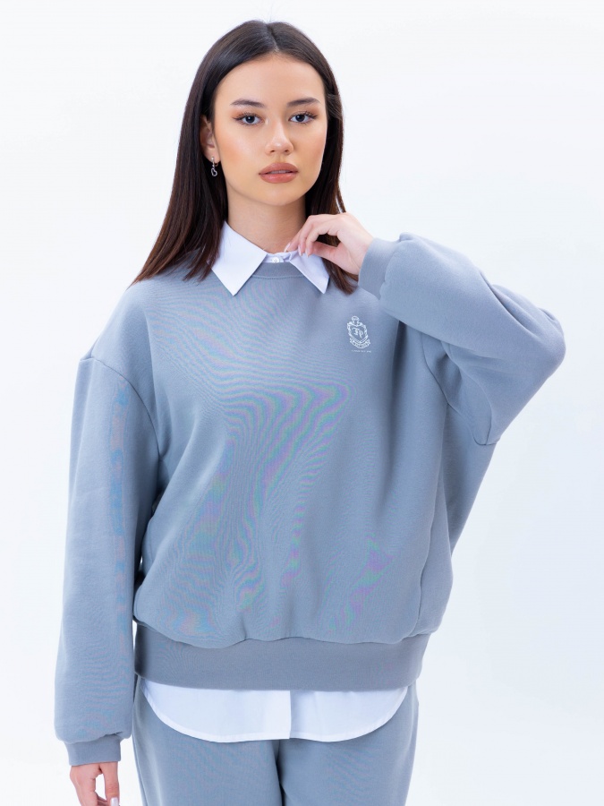 Женский свитшот Grey XS AW24WES-21225