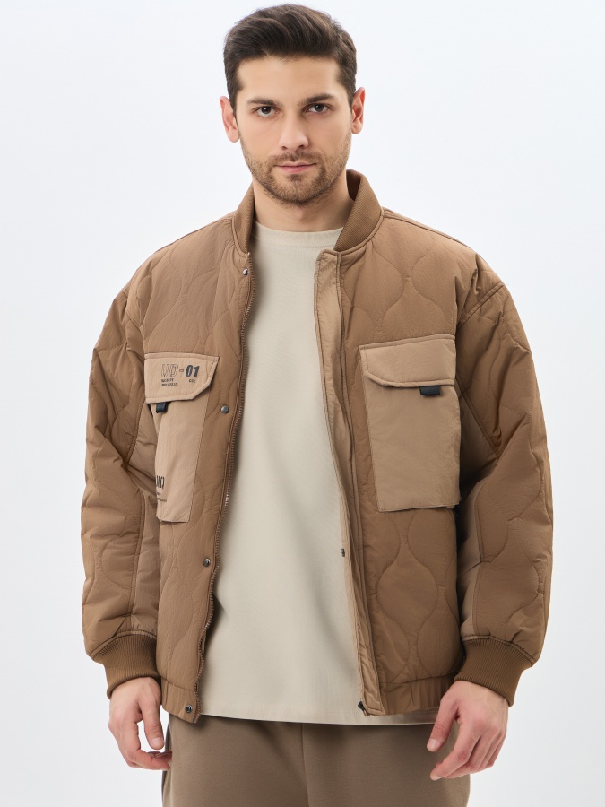 Qisqa uzunlikdagi Beige S ko'ylagi  AW23CA1N-12-19343