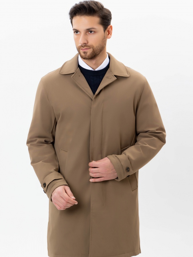 Пальто длинная длина Beige M AW24CR1-35-21203
