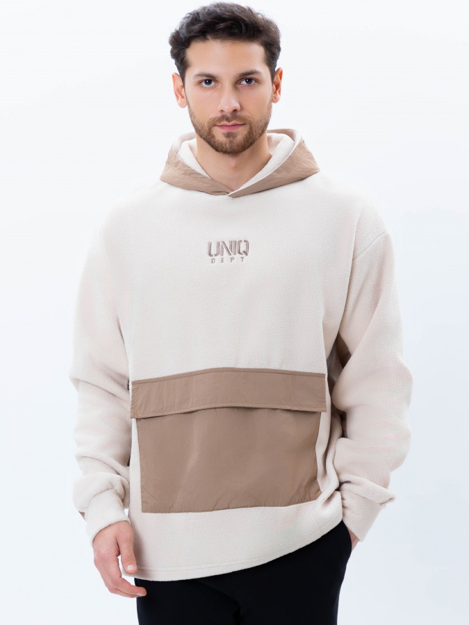 Sweatshirt qisqa uzunligi Beige S AW23CA2N-2-19270