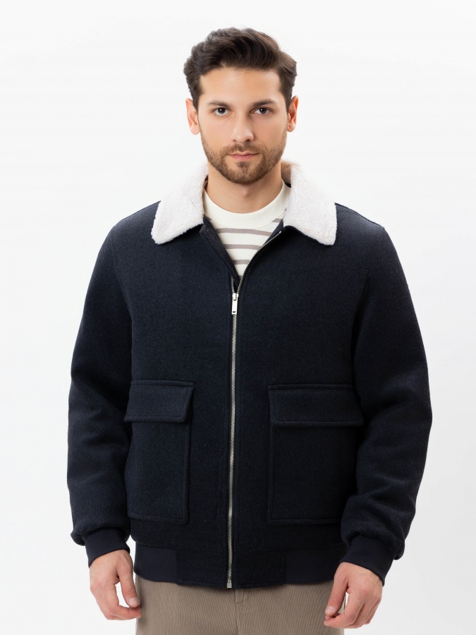 Palto qisqa uzunligi Navy XL AW24CR1-35-21029
