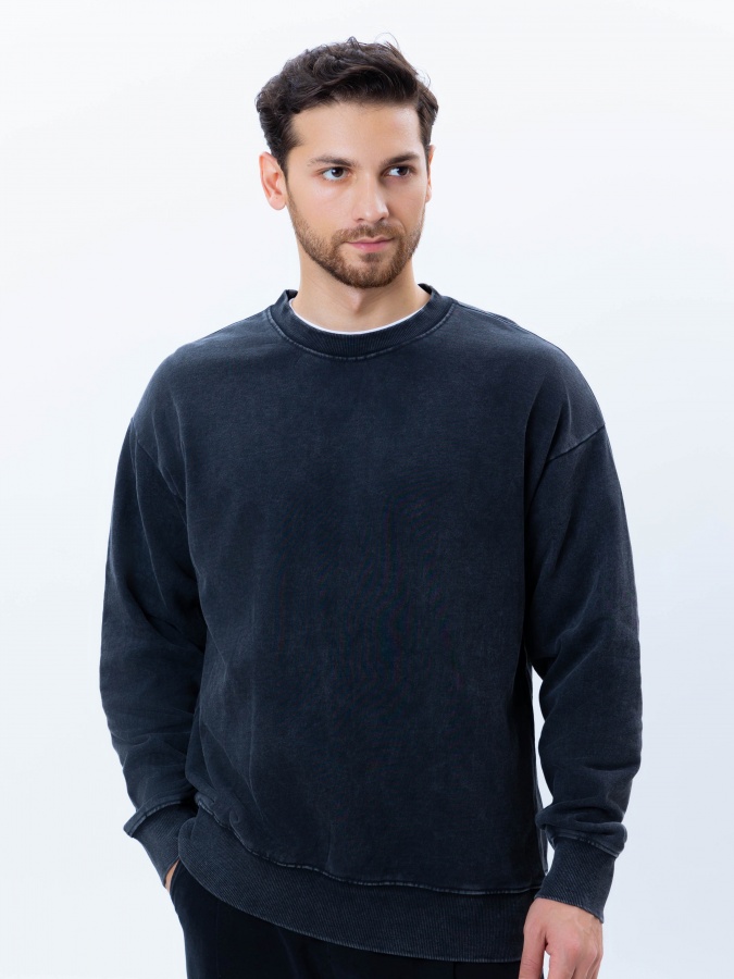 Толстовка короткая длина Dark Grey M AW24CR2-2-21188