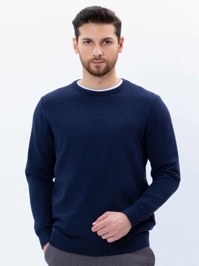 Jumper uzun yengli Navy XXL  AW23CA2N-29-13046