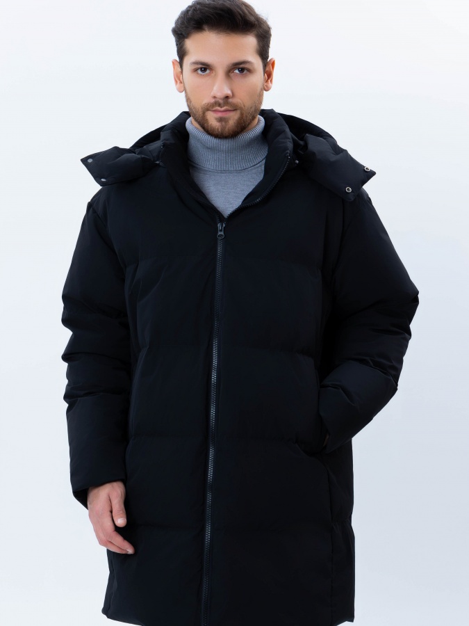Куртка средняя длина Black XL AW24CR1-12-21214