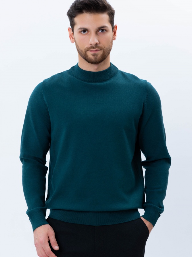 Jumper uzun yengli yashil M  AW22CA2N-29-12176