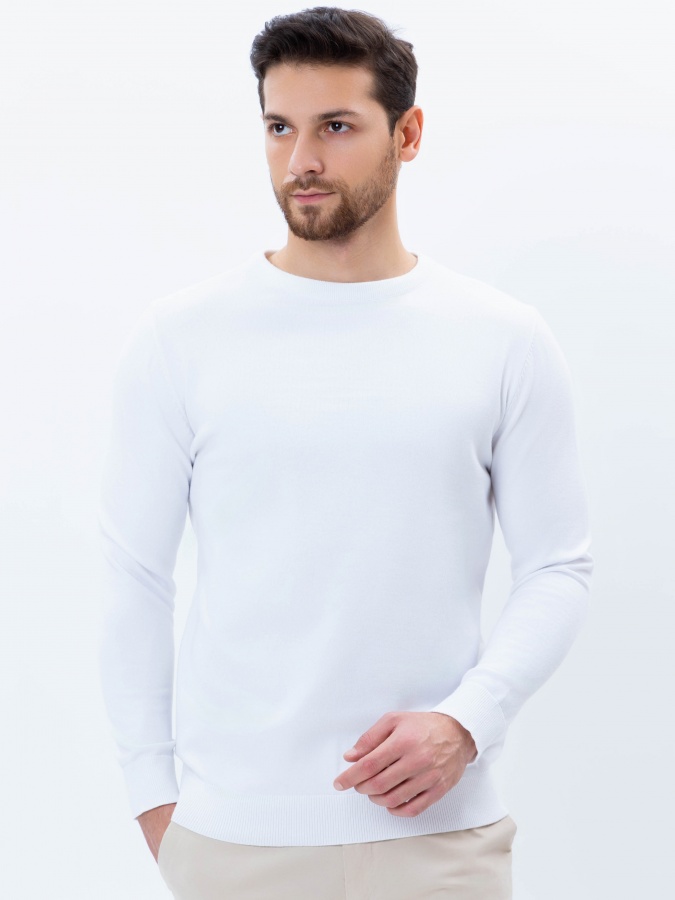 Джемпер длинный рукав White XL AW23CA2N-29-13046