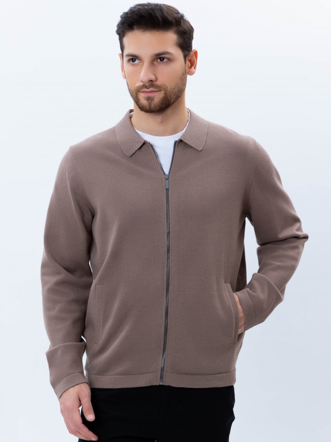 Кардиган короткая длина Beige S AW24CR2-33-21193
