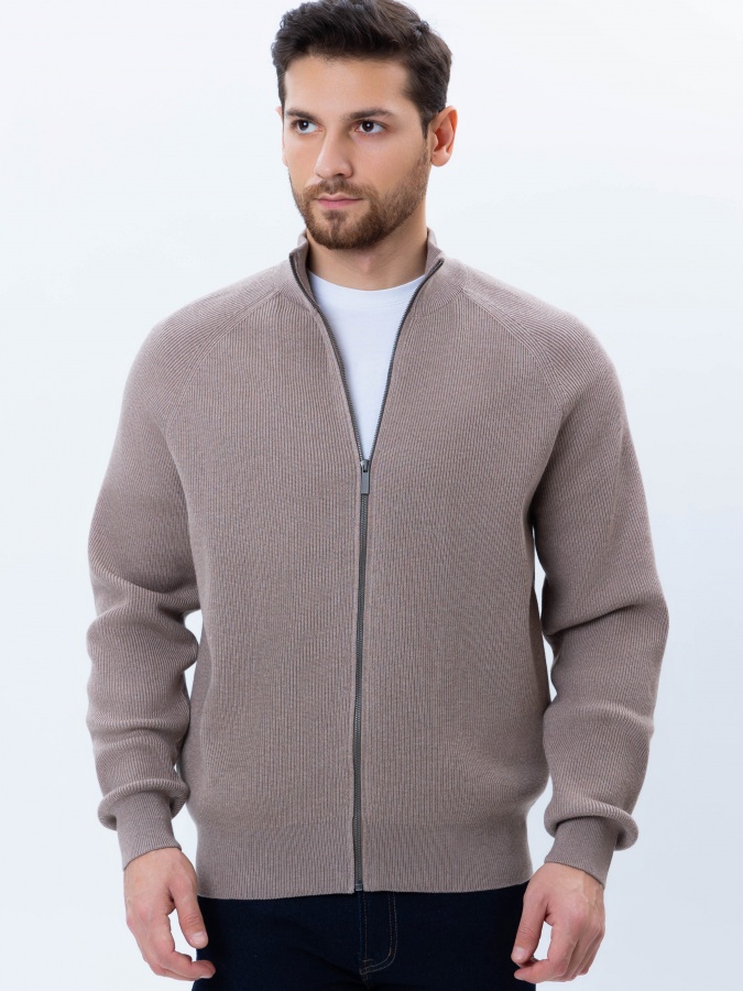Кардиган короткая длина Beige L AW24CR2-33-21313