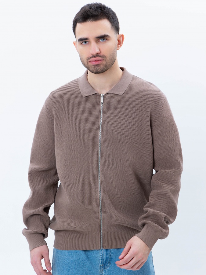 Кардиган короткая длина Beige M SS25CR2-33-21242