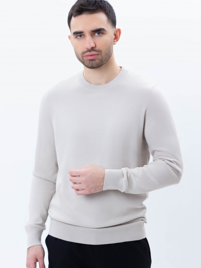 Jumper uzun qisma Whisper White M  SS25CR2-29-21251