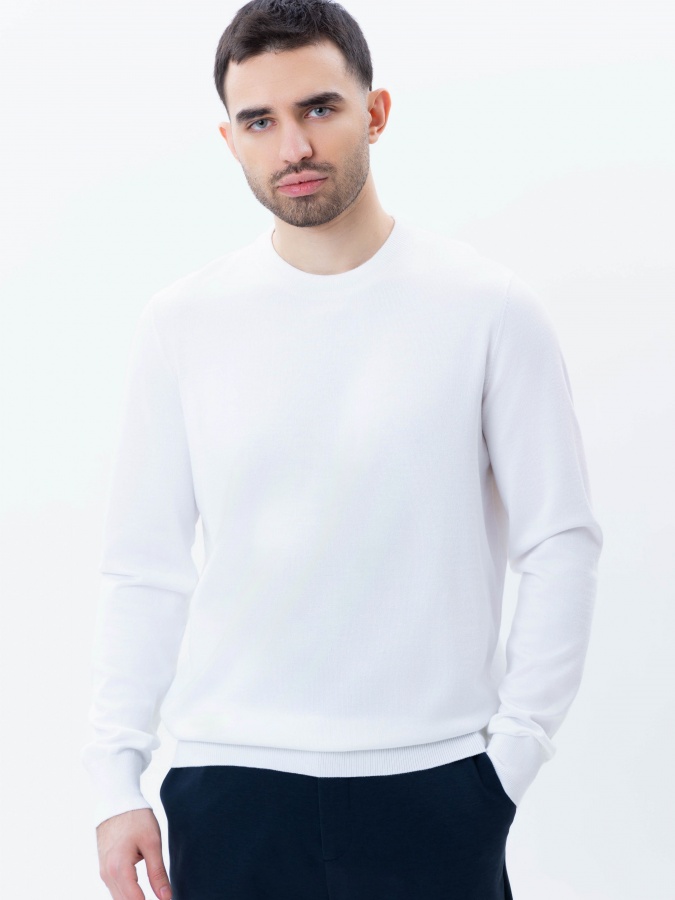 Jumper uzun qisma oq XXL  SS25CR2-29-21251