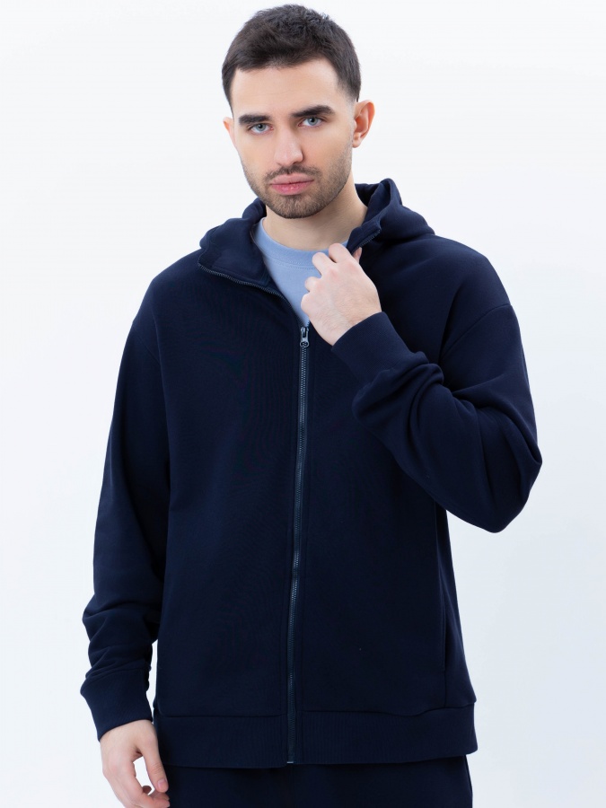 Sweatshirt qisqa uzunligi Navy M SS25CR2-2-21260