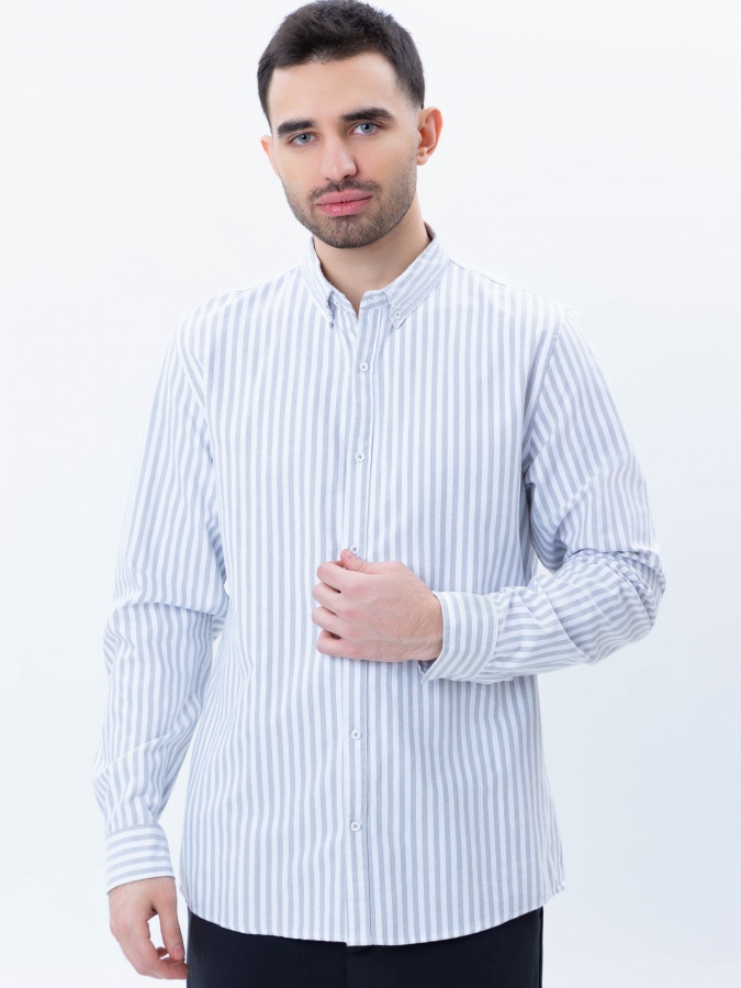 Рубашка длинный рукав Grey XXL SS25CR2-19-21257