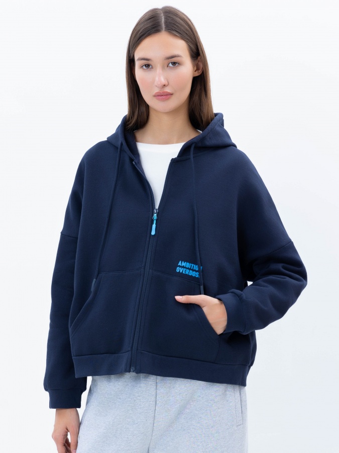 Navy s ayollar hoodie  AW24WES-21237