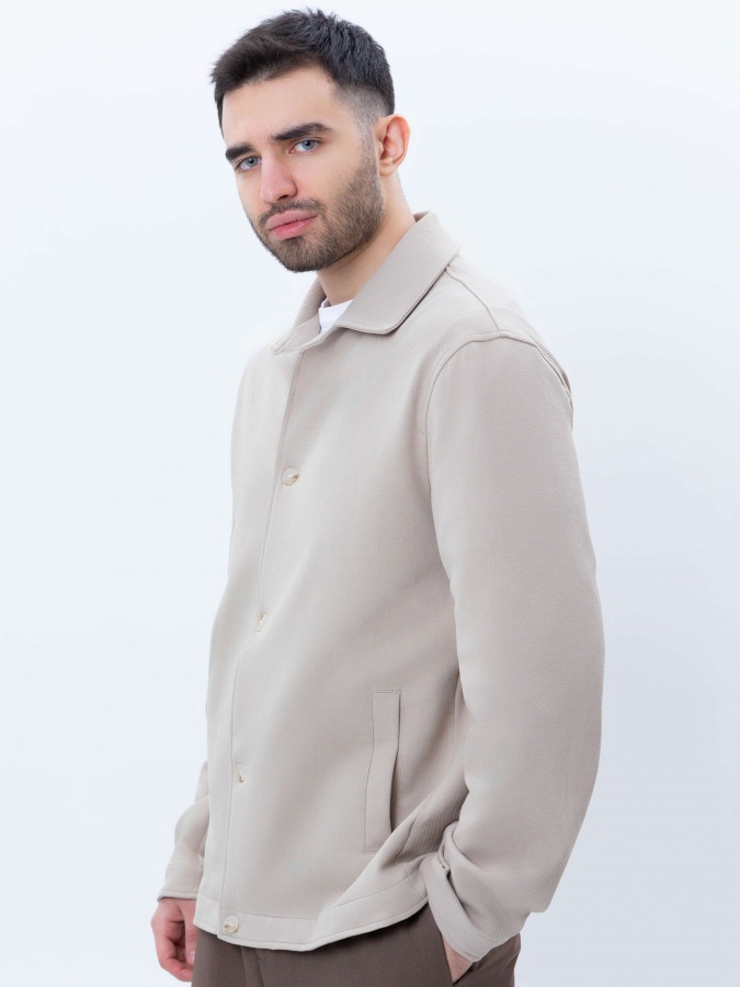 Windbreaker qisqa uzunligi Whisper White XL SS25CR1-27-21312