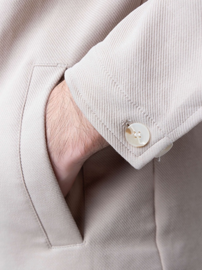 Shamol to'sar qisqa uzunligi Whisper White L SS25CR1-27-21312