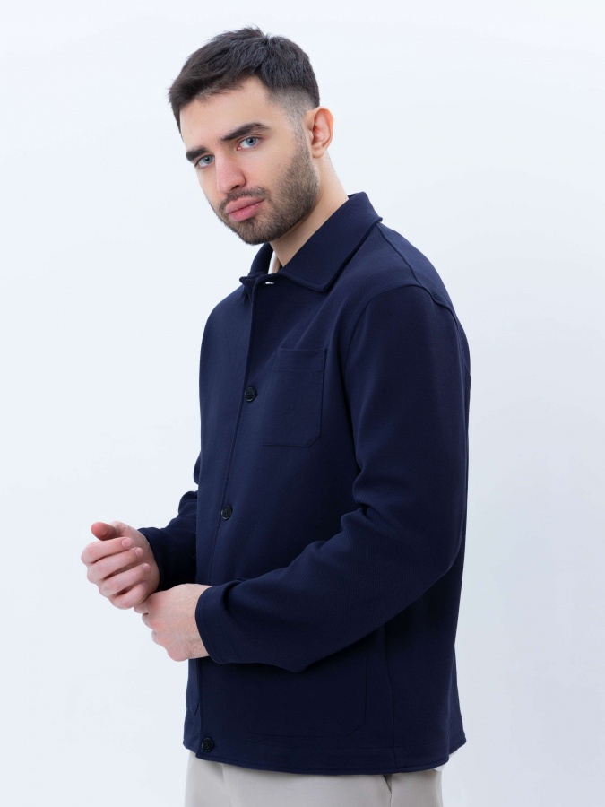Ветровка короткая длина Navy L SS25CR1-27-21237