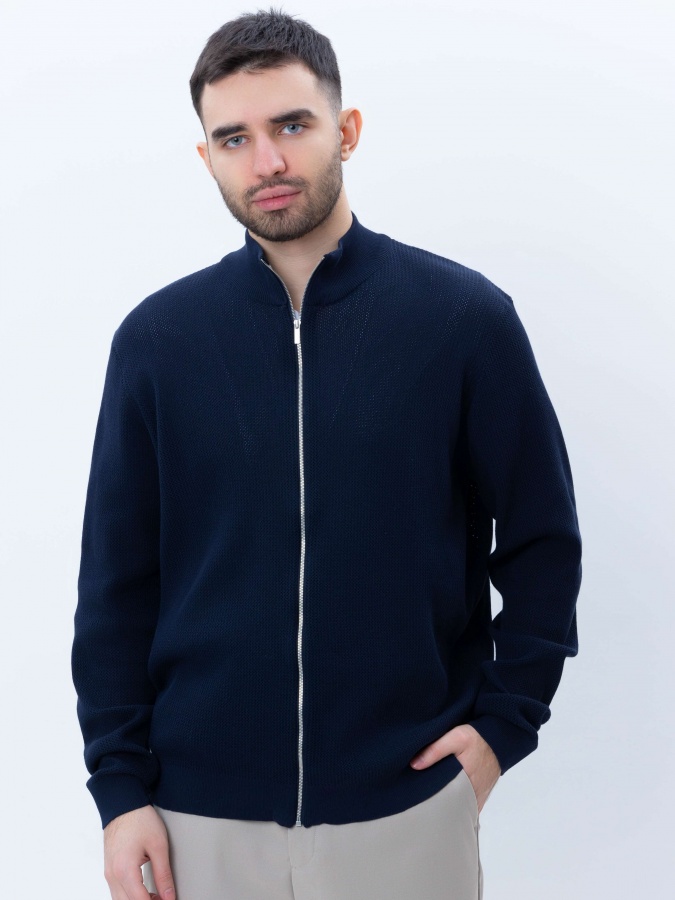 Kardigan qisqa uzunligi Navy S SS25CR2-33-21582