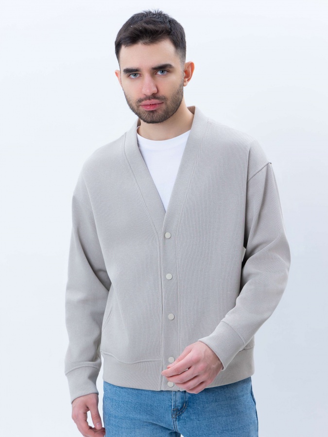 Кардиган короткая длина Whisper White XL SS25CR2-33-21408
