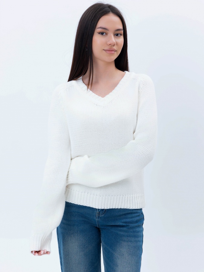 Женский джемпер Whisper White M SS25WKN-92081