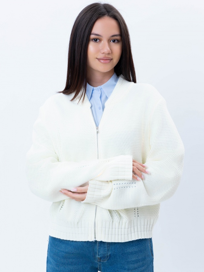 Whisper White L ayollar kardigan  SS25WKN-92018