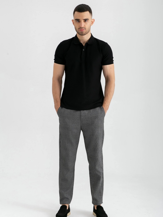 Поло короткий рукав Black L SS23CA2N-17-19043