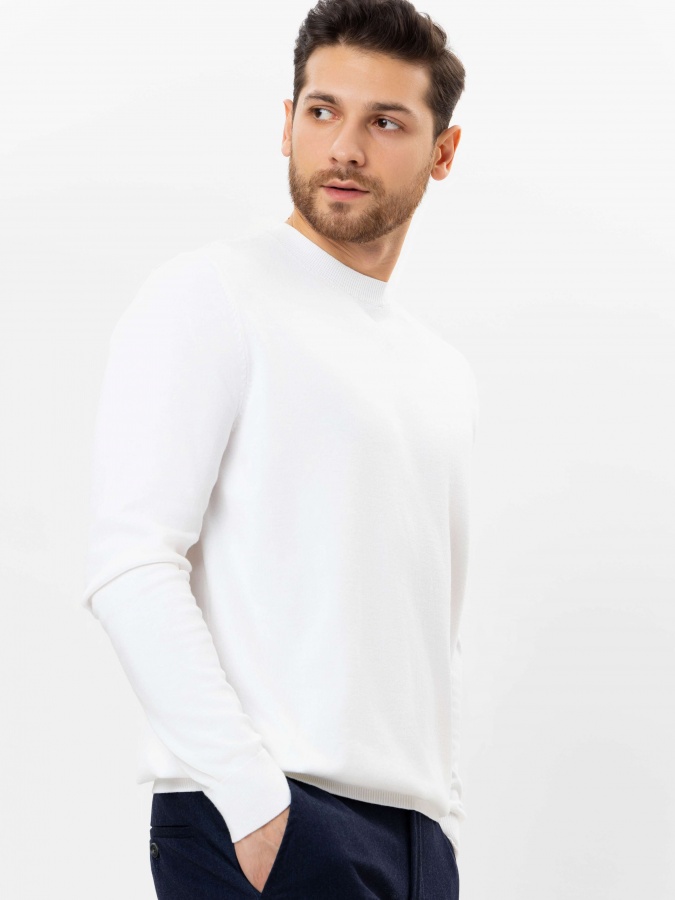 Джемпер длинный рукав White XXL SS24CA2N-29-19672