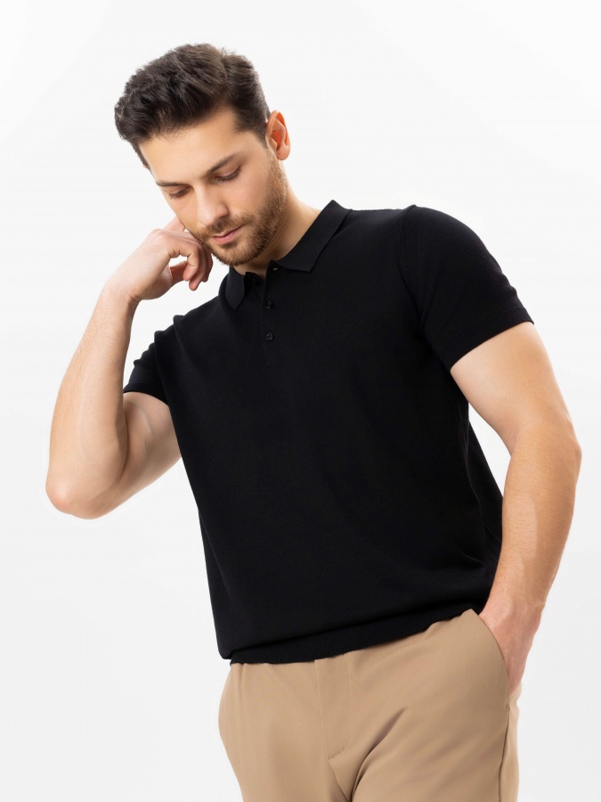 Jumper qisqa qisma qora S  AW24CR2-29-20238