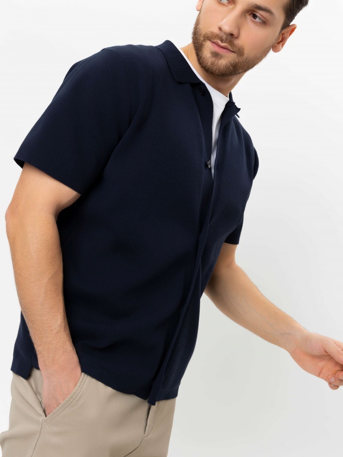 Джемпер короткий рукав Navy XL SS25CR2-29-21639