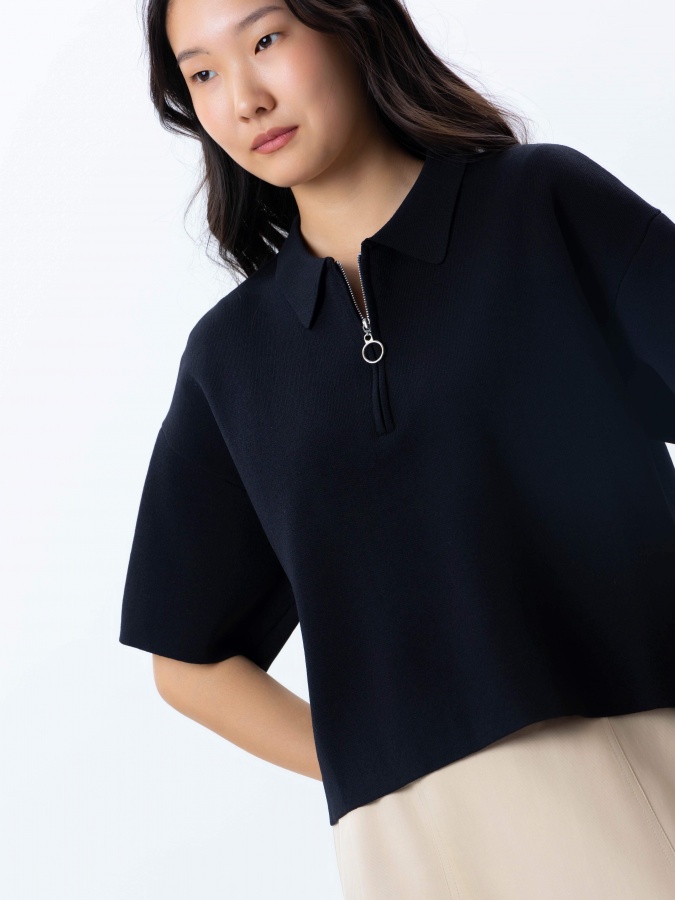 Ayollar uchun qora XS jumper  SS25WKN-92012