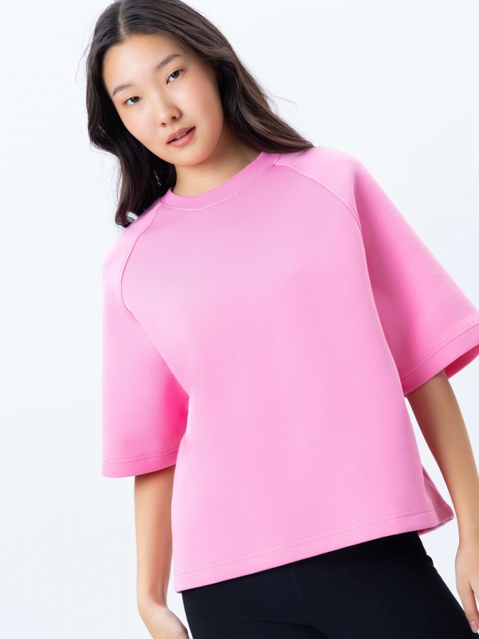 Женская футболка Pink S SS25WES-21511
