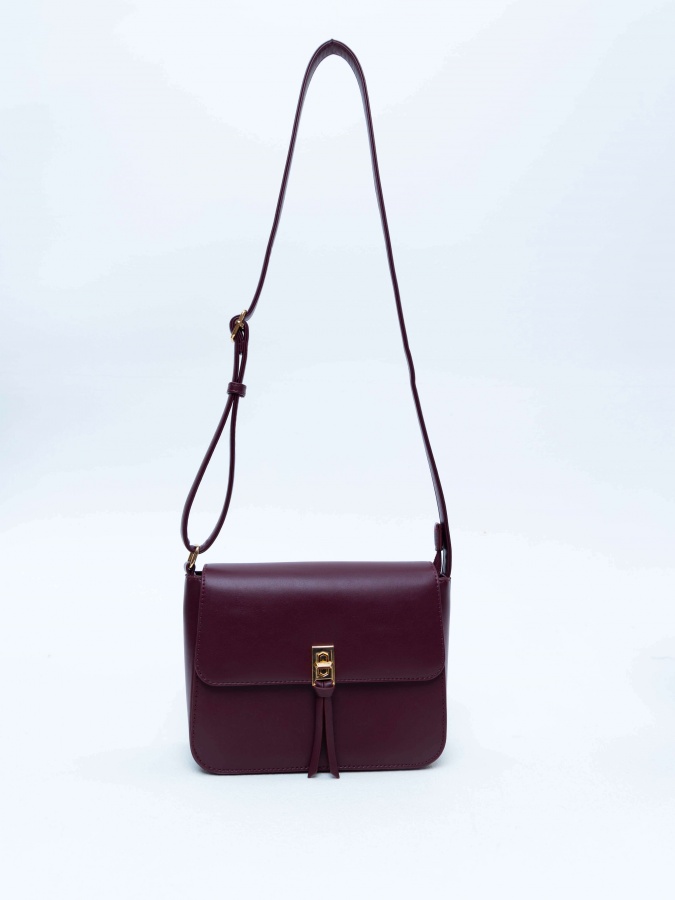 Женская сумка плечевая Dark Red 1 SS25WAС-61079