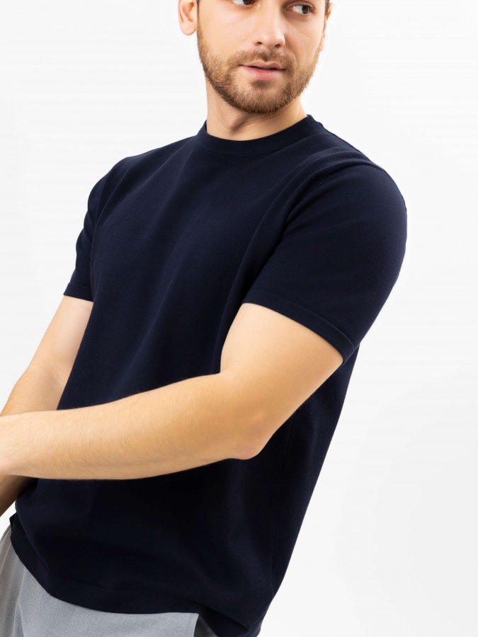 Jumper qisqa qisma Navy L  SS25CR2-29-21356