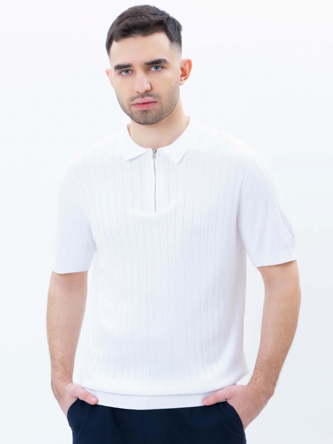 Jumper qisqa qisma oq XXL  SS25CR2-29-21402