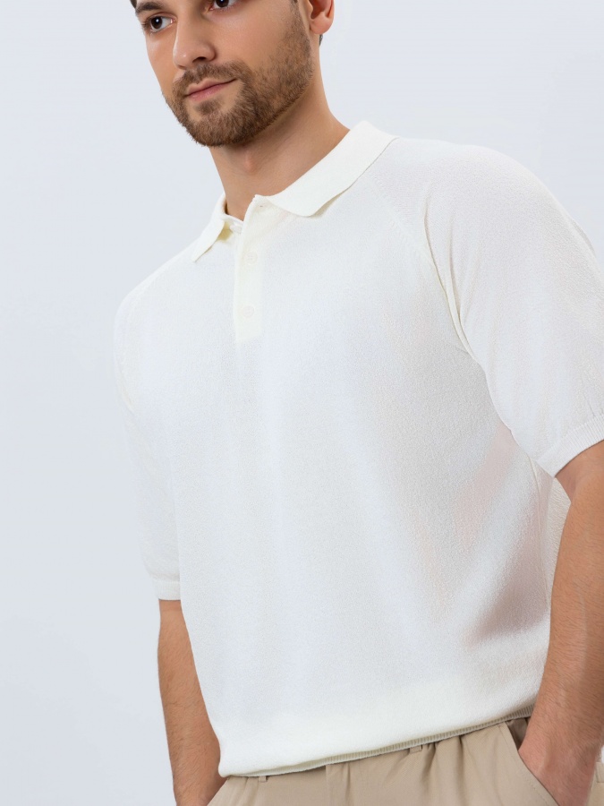 Jumper qisqa qisma oq L  SS25CR2-29-21792
