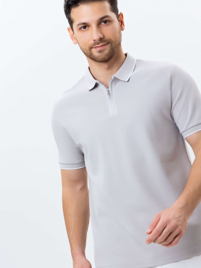 Polo Grey S qisqa qisma  SS25CR2-17-21723