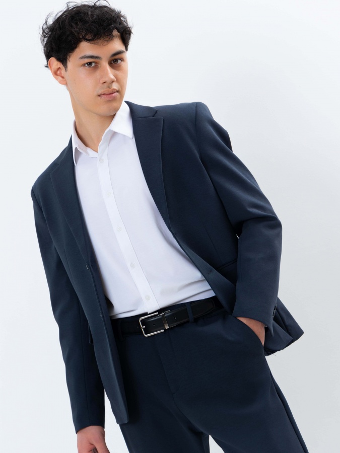 Ko'ylagi qisqa uzunligi Navy 56  SS25CR2-16-21240