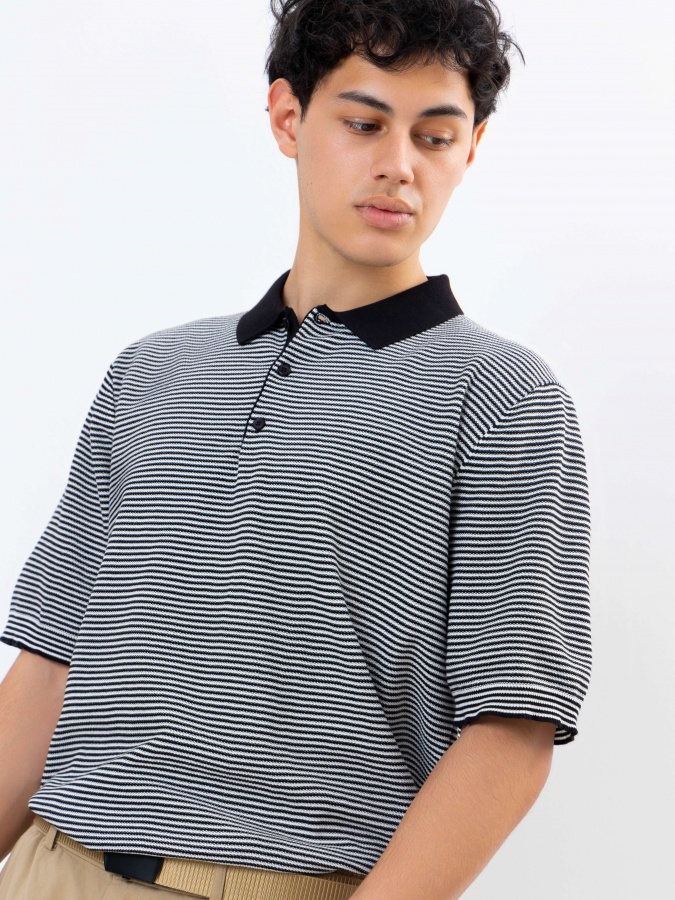 Джемпер короткий рукав Black XL SS25CR2-29-21591