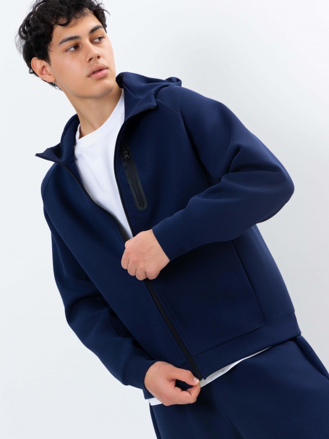 Олимпийка короткая длина Navy L SS25CR2-34-21725