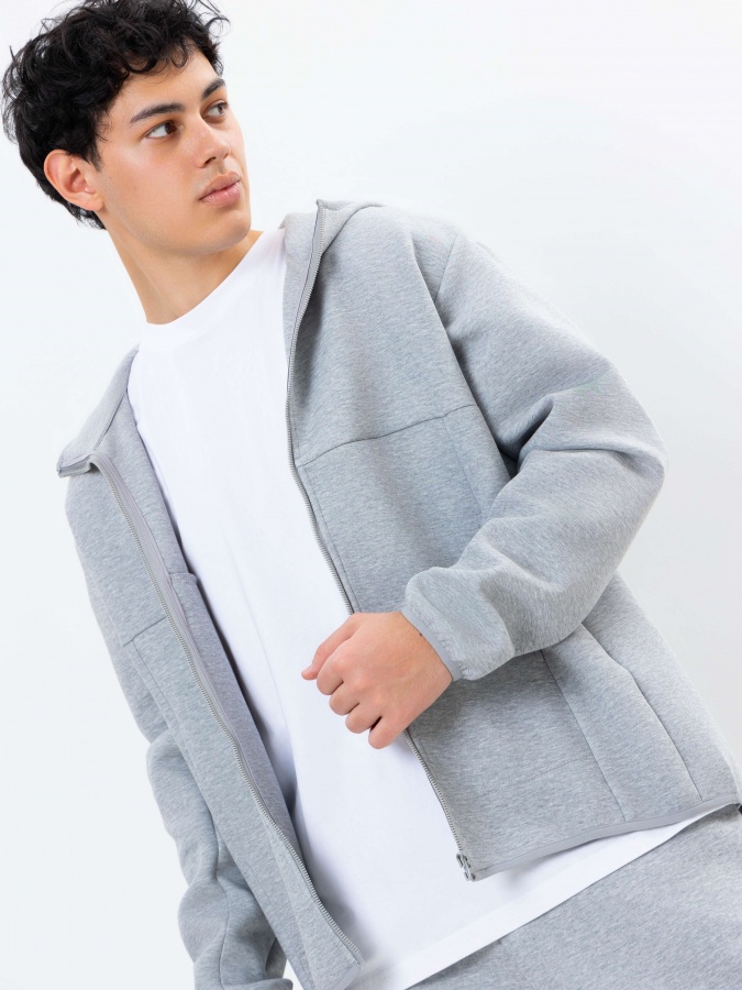 Олимпийка короткая длина Grey M SS25CR2-34-21662